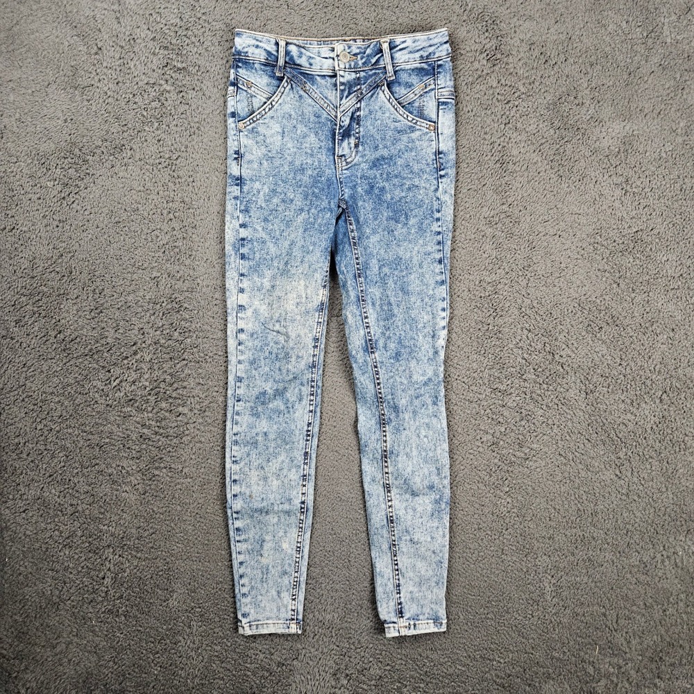We The Free Women's 25 Jeans‎ Acid Wash High Rise Skinny Leg